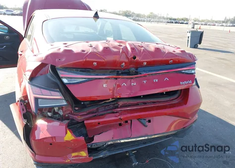 2022 Hyundai Elantra Hybrid Limited z USA, uszkodzony, nr VIN KMHLN4AJ2NU029637